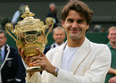 Roger Federer makes it four Wimbledon titles