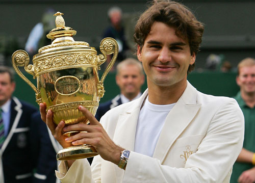 Roger Federer makes it four Wimbledon titles