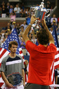 Roger Federer beats Andy Murray to win the 2008 US Open