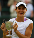 Laura Robson becomes the youngest girls' champion at Wimbledon since Martina Hingis