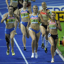 Jessica Ennis wins the 800m