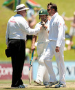 Graeme Swann was frustrated to be thwarted by the UDRS when Morkel was given not out on review