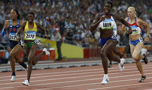 Christine Ohuruogu takes gold in Beijing