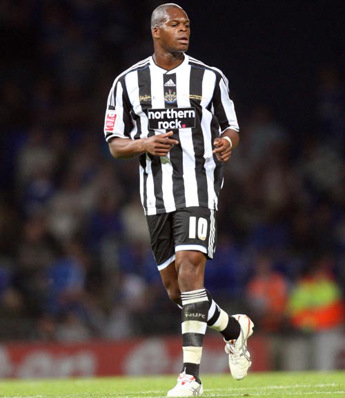 Marlon Harewood in action for Newcastle