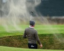 Steven Tiley plays out of the bunker