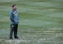 South Africa coach Peter De Villiers casts an eye over training