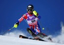 Great Britain skier Noel Baxter in action