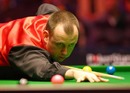 Mark Williams in action during the Masters