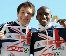 Chris Thompson and Mo Farah receive silver and gold respectively