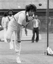 Imran Khan bowls in the nets ahead of the Lord's Test