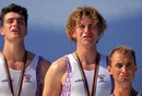 Greg and Jonny Searle receive their gold medals
