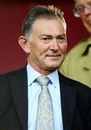 Richard Scudamore watches the action