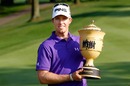 Hunter Mahan poses with the Gary Player Cup