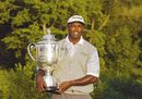 Vijay Singh hoists the US PGA Championship