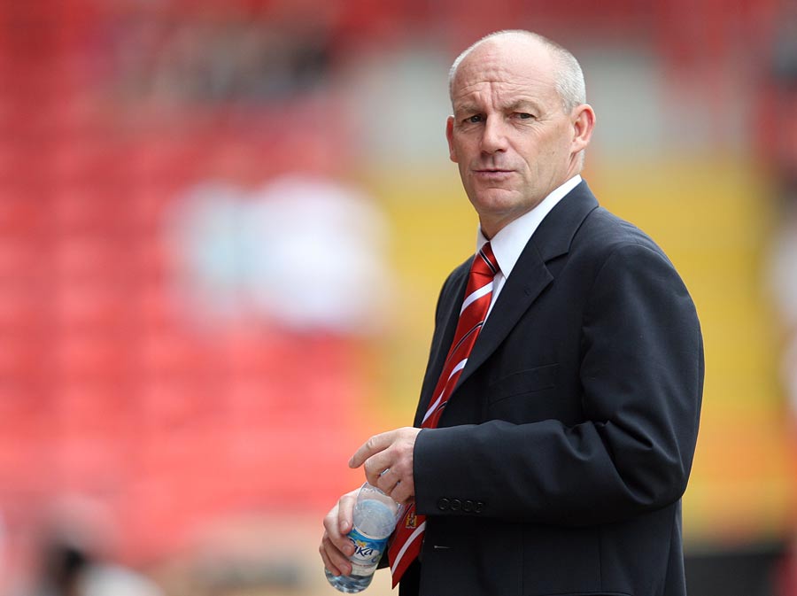 Steve Coppell watches his team in action