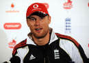 Andrew Flintoff happy at the press conference