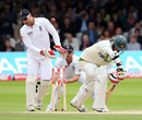 Mohammad Amir became another wicket for Graeme Swann as he bagged a pair