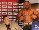 Vitali Klitschko and Shannon Briggs enter into a bit of verbal sparring 