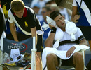 Novak Djokovic attempts to keep cool