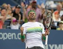 Mardy Fish shows his relief