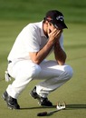 Oliver Wilson rues a missed putt