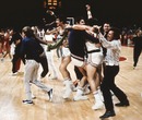 In a tight match the US basketball team believed they had won, but confusion over a late time-out gave the Soviet team a few seconds to score two more points and claim victory