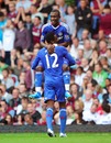 Salomon Kalou celebrates scoring his Chelsea's second goal