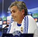 Jose Mourinho holds a press conference before a team training session