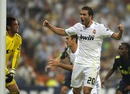 Gonzalo Higuain celebrates his goal