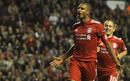 David Ngog celebrates after scoring from the spot