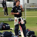 Andrew Strauss prepares for the fourth ODI