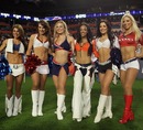 Cheerleaders pose during the 2010 AFC-NFC Pro Bowl