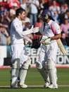James Anderson and Monty Panesar shake hands