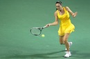 Jelena Jankovic lines up a forehand