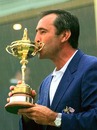 Seve Ballesteros kisses the Ryder Cup