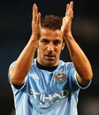 Alessandro Del Piero - in a City shirt - salutes the fans