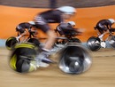 New Zealand's cycling team take part in a training session