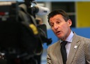 Lord Coe fields questions from the media