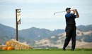 Rocco Mediate tees off on the seventh