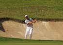 Sergio Garcia plays from the bunker in the pro-am