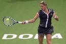 Kim Clijsters hammers a forehand