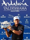 Graeme McDowell holds the Valderrama Masters trophy