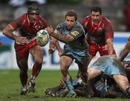 Cardiff Blues' Jason Spice releases the ball to his backs