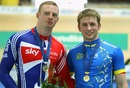 Mathew Crampton and Jason Kenny show off their gold medals