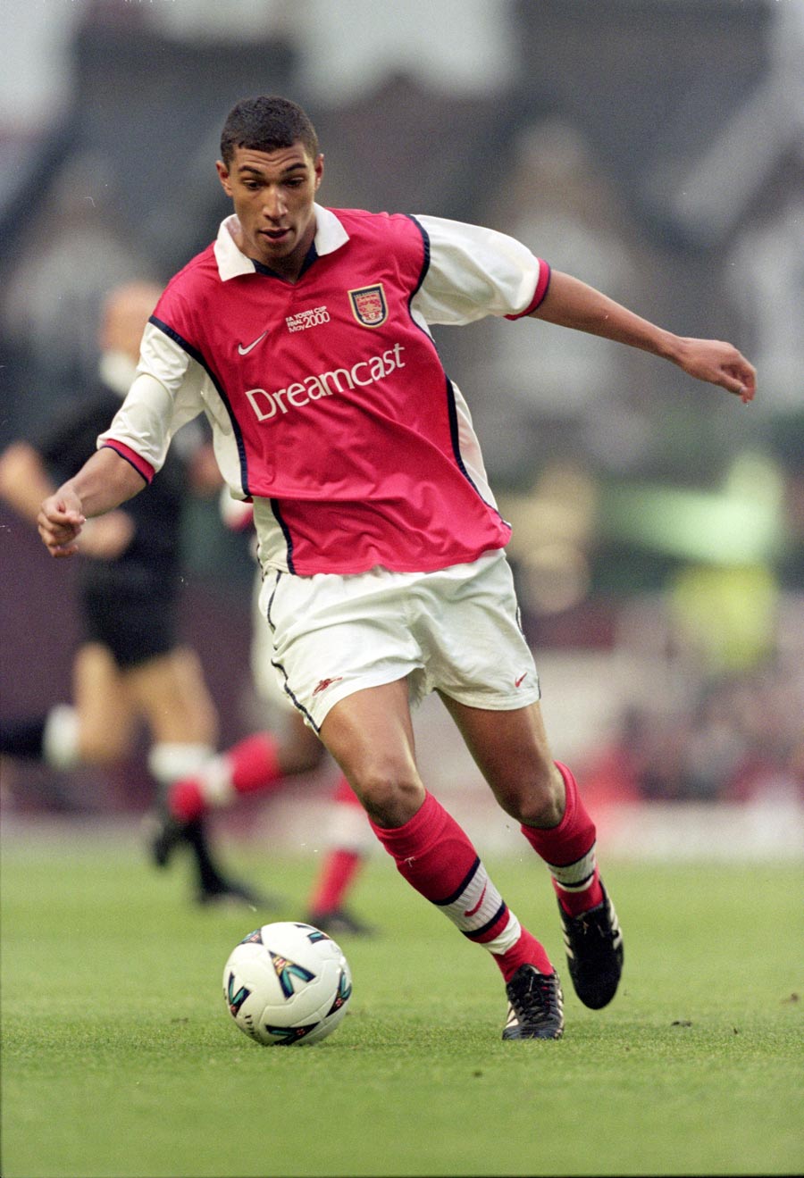 Jay Bothroyd in action for Arsenal