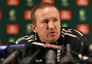 Andy Flower at a press conference