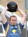 Peter Siddle does some fitness work at Australia's training session