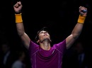 Rafael Nadal celebrates his hard-fought win