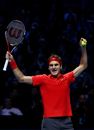Roger Federer makes his jubilation obvious