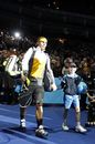 Rafael Nadal strides into the arena